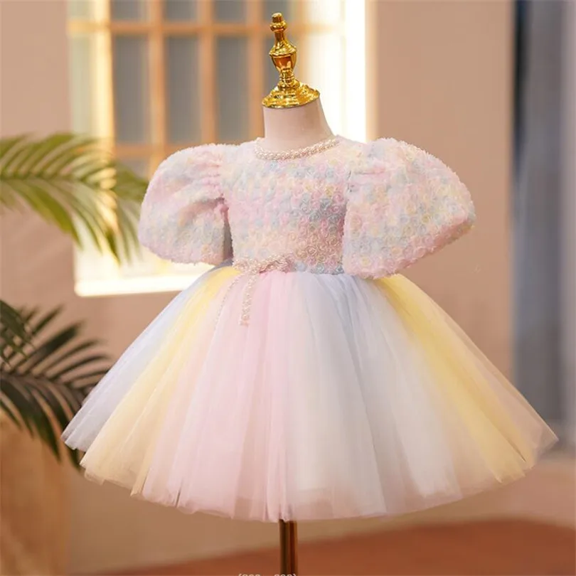 Princess Baby Girls Dress 1st Birthday Dress Flower Tulle Infant Girls Ball Gown Puff-Sleeve Baby Baptism Christening Dress 1-9Y
Princess Baby Girls Dress 1st Birthday Dress Flower Tulle Infant Girls Ball Gown Puff-Sleeve Baby Baptism Christening Dress 1-9Y