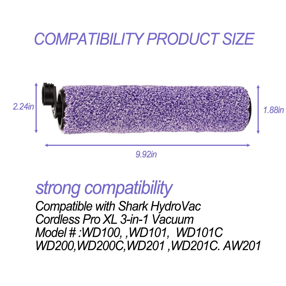 Roller Brush For Shark WD101 WD201 WD200 HydroVac XL 3-In-1 Vacuum Cleaner Accessories Household Cleaning Tools Replacement Part
Roller Brush For Shark WD101 WD201 WD200 HydroVac XL 3-In-1 Vacuum Cleaner Accessories Household Cleaning Tools Replacement Part