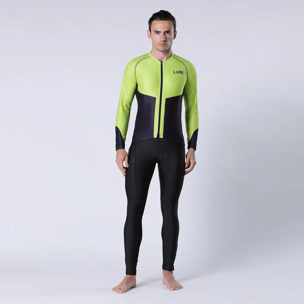 LUBI Mens Long Sleeve Cycling Jersey Set Spring and Fall New Bicycle Clothes Wear Ropa Ciclismo Racing Bike Set
LUBI Mens Long Sleeve Cycling Jersey Set Spring and Fall New Bicycle Clothes Wear Ropa Ciclismo Racing Bike Set