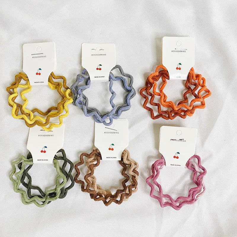 4pieces/set Hair Ties Candy Wave Hair Rope Base Hair Band Hair Tie Rubber Band Hair Accessories Women's Headdress 
4pieces/set Hair Ties Candy Wave Hair Rope Base Hair Band Hair Tie Rubber Band Hair Accessories Women's Headdress