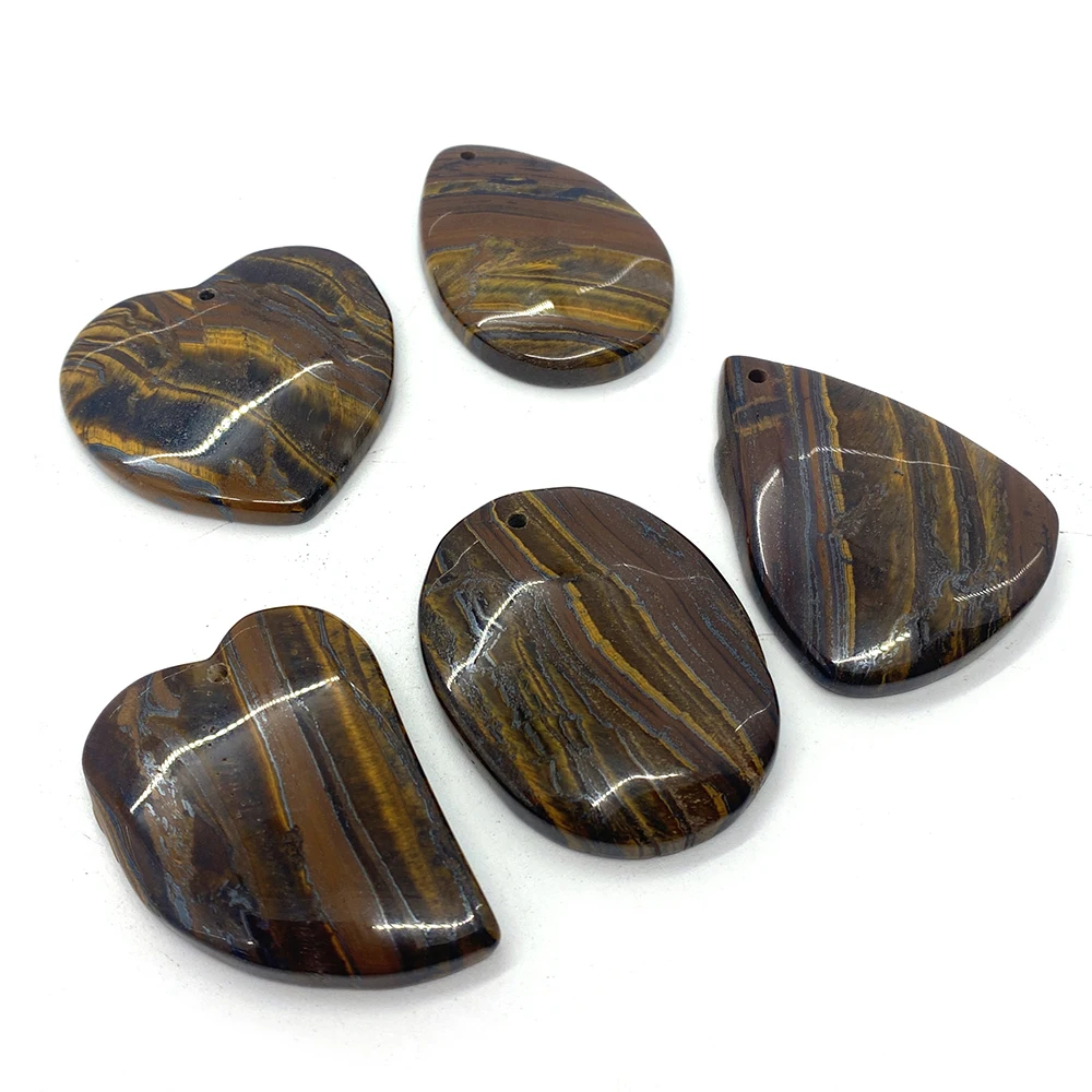 Irregular Tiger Eye Stone Pendant Fashion Natural Love Charm Striped Tiger Eye Stone for DIY Jewelry Making Gift Accessories
Irregular Tiger Eye Stone Pendant Fashion Natural Love Charm Striped Tiger Eye Stone for DIY Jewelry Making Gift Accessories