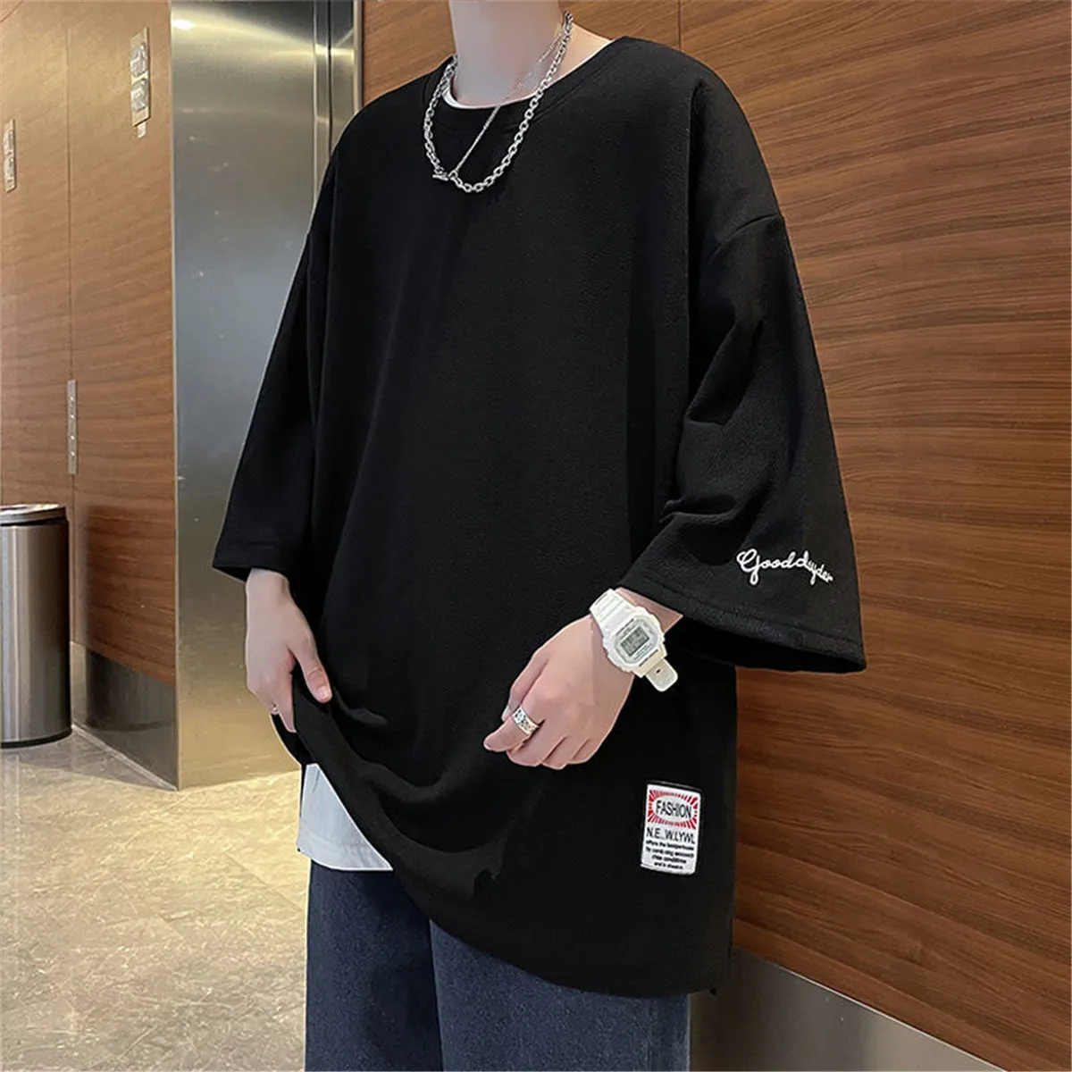 6XL Cool Oversized Solid T Shirt Men Streetwear Girls Shirt Summer Ins Fashion Ulzzang Hip Hop Harajuku Half Sleeve T Shirt Boys
6XL Cool Oversized Solid T Shirt Men Streetwear Girls Shirt Summer Ins Fashion Ulzzang Hip Hop Harajuku Half Sleeve T Shirt Boys