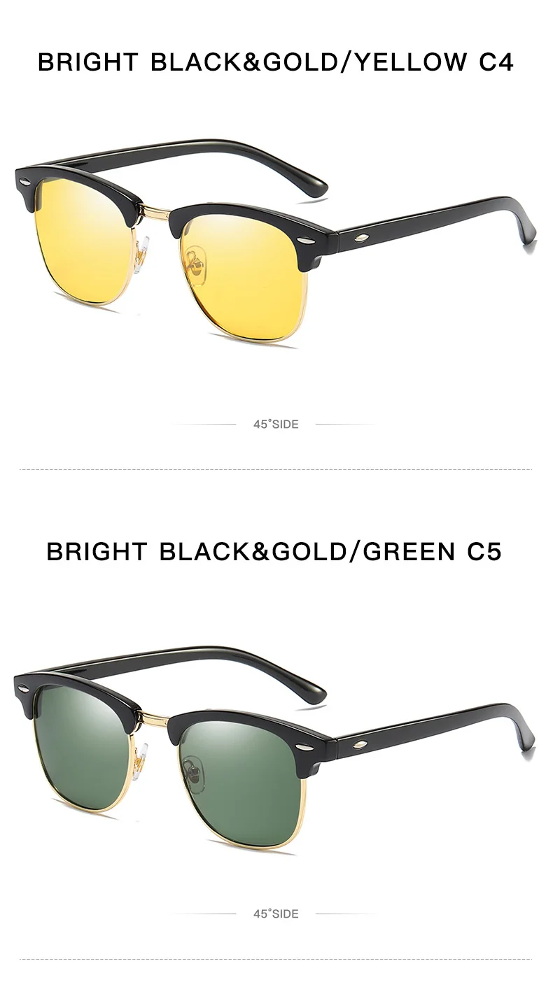 Classic Semi-Rimless Polarized Sunglasses 2022 Men's Women Square Sun glasses Men Oculos De metal frame sunglasses sunshade
Classic Semi-Rimless Polarized Sunglasses 2022 Men's Women Square Sun glasses Men Oculos De metal frame sunglasses sunshade