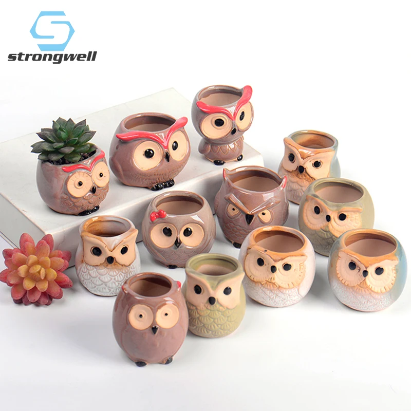 Strongwell Miniature Owl Flower Pot Basin Flowerpots Fairy Garden Pots Ornament Home Office Decor Succulent Green Plants
Strongwell Miniature Owl Flower Pot Basin Flowerpots Fairy Garden Pots Ornament Home Office Decor Succulent Green Plants