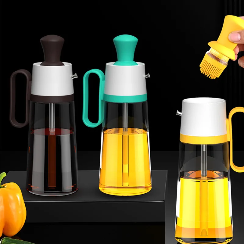 Kitchen Oil Bottle with Brush Baking Barbecue Grill Oil Brush Dispenser Pastry Steak Oil Brushes BBQ Kitchen Accessorie Gadgets
Kitchen Oil Bottle with Brush Baking Barbecue Grill Oil Brush Dispenser Pastry Steak Oil Brushes BBQ Kitchen Accessorie Gadgets