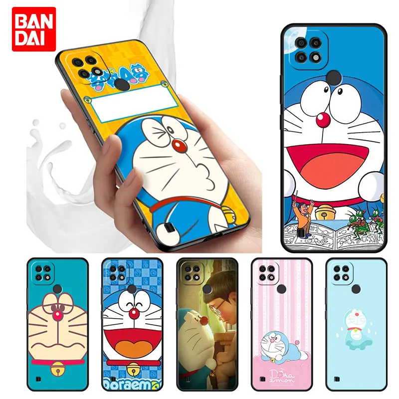 Cute Kawaii Doraemon Case for Realme C21 C21Y C25 C25s C15 C11 C3 C20 5 6 7i 8i 8 8Pro Narzo30A Cover Black Silicone Capinha
Cute Kawaii Doraemon Case for Realme C21 C21Y C25 C25s C15 C11 C3 C20 5 6 7i 8i 8 8Pro Narzo30A Cover Black Silicone Capinha