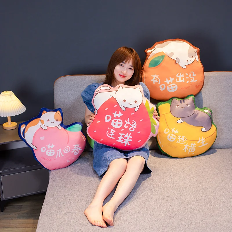 40CM 3D Simulation Cat Cushion Pet Plush Toys Dolls Stuffed Animal Cat Pillow Sofa Car Decorative Christmas Present Gifts
40CM 3D Simulation Cat Cushion Pet Plush Toys Dolls Stuffed Animal Cat Pillow Sofa Car Decorative Christmas Present Gifts