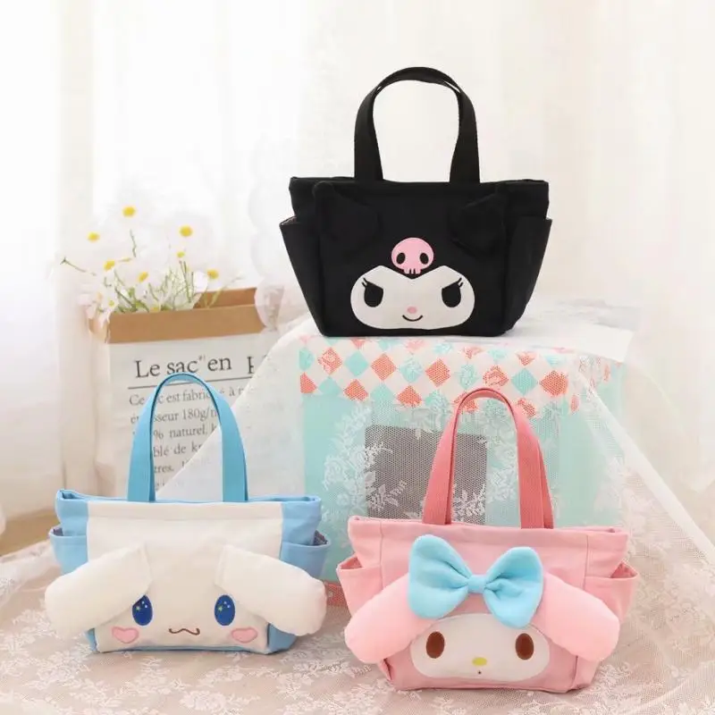 Kawaii Sanrio Cartoon Canvas Handbag Cute Kuromi Fashion Portable Handbag Tote Bag Shopping Bag Creative Birthday Gifts
Kawaii Sanrio Cartoon Canvas Handbag Cute Kuromi Fashion Portable Handbag Tote Bag Shopping Bag Creative Birthday Gifts