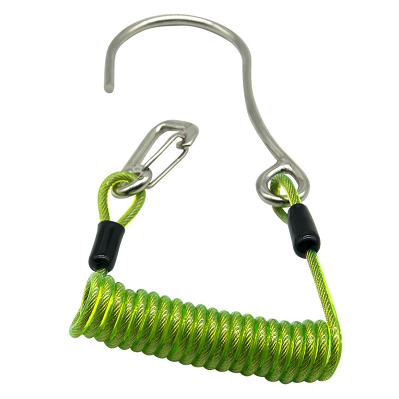 Single Head Dive Reef Rafting Hook Stainless Steel Reef Hook Spiral Coil Spring Cord Dive Safety Accessory
Single Head Dive Reef Rafting Hook Stainless Steel Reef Hook Spiral Coil Spring Cord Dive Safety Accessory