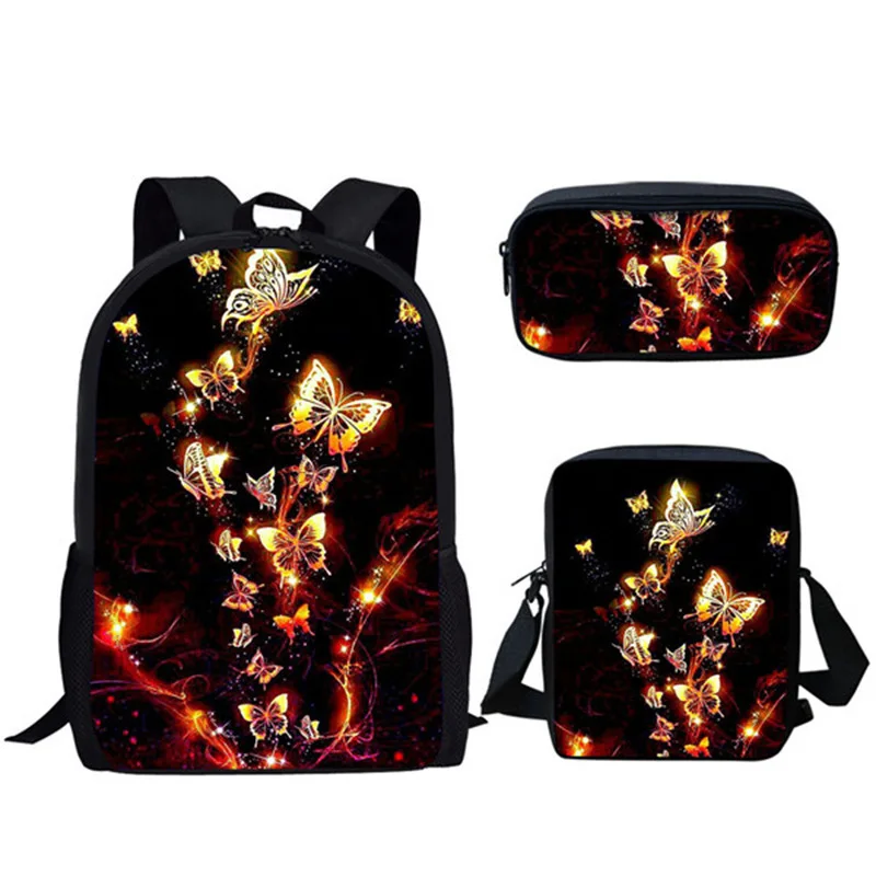 3D Printed Creative Butterfly Backpack 3psc/set Primary Middle School Students Boys Girls Schoolbag Crossbody Bag Pen Case
3D Printed Creative Butterfly Backpack 3psc/set Primary Middle School Students Boys Girls Schoolbag Crossbody Bag Pen Case