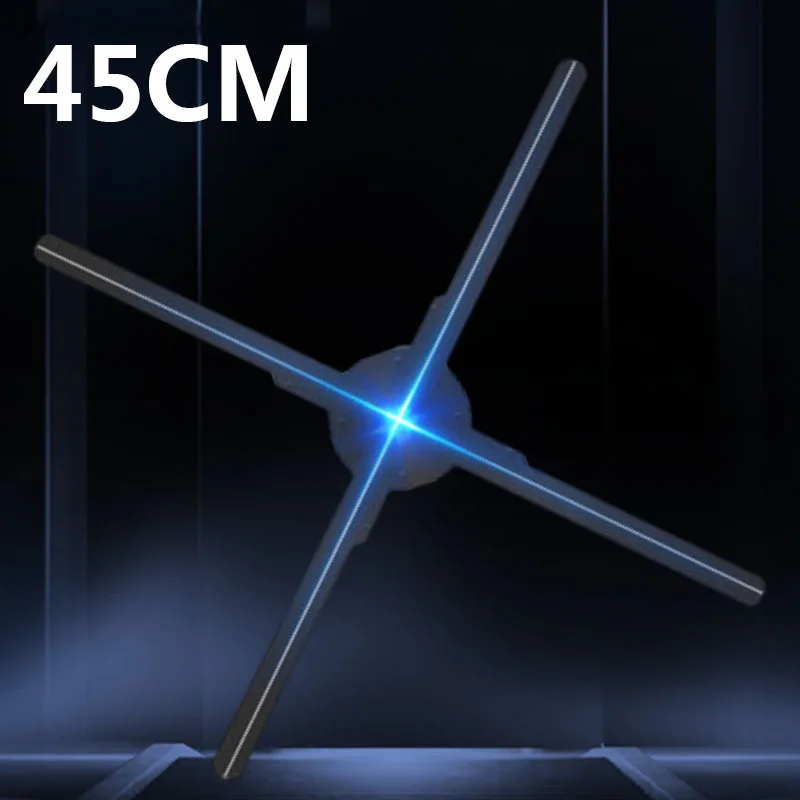 45cm 3D Holographic Fan Projector Wifi Commercial Advertising Display Lights LED Holographic Fan Logo Advertising Light Player
45cm 3D Holographic Fan Projector Wifi Commercial Advertising Display Lights LED Holographic Fan Logo Advertising Light Player