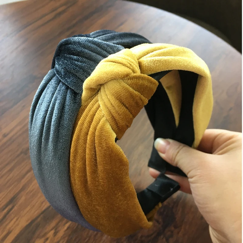Fashion Solid Velvet Knot Headbands Handmade Wide Twist Hairbands Hair Hoops Bands Ladies Hair Accessories for Women Girls
Fashion Solid Velvet Knot Headbands Handmade Wide Twist Hairbands Hair Hoops Bands Ladies Hair Accessories for Women Girls