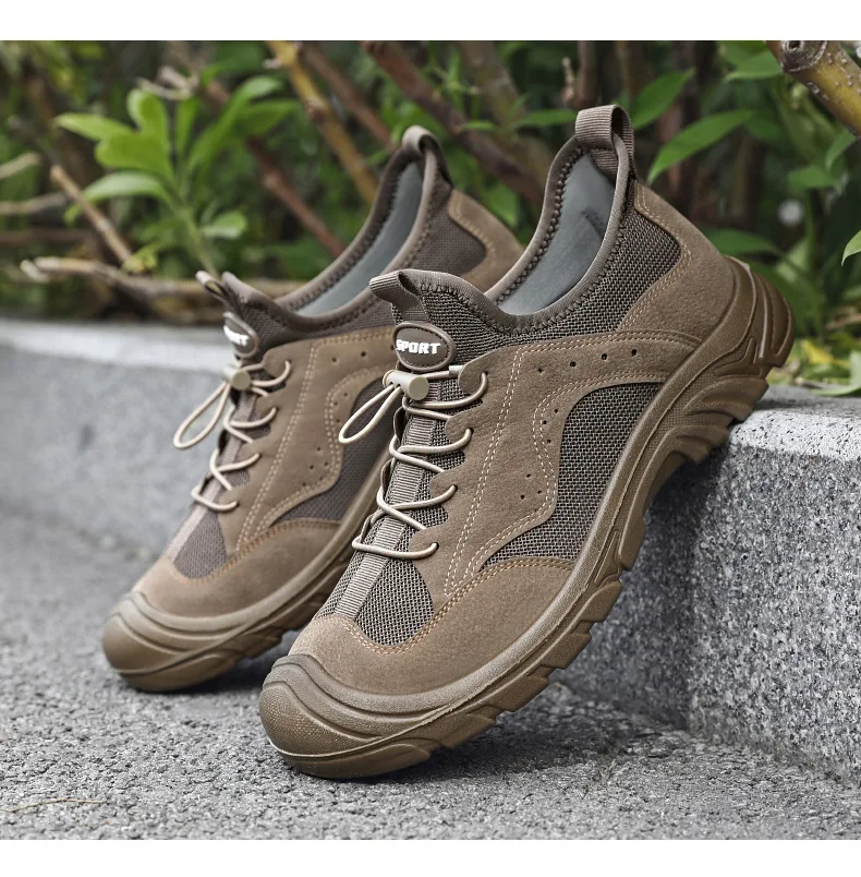 Breathable Sports Leisure Mesh Lightweight Hiking Shoes Men's Boots Lightweight Low Desert Hiking Spring/Autumn Hard-Wearing
Breathable Sports Leisure Mesh Lightweight Hiking Shoes Men's Boots Lightweight Low Desert Hiking Spring/Autumn Hard-Wearing