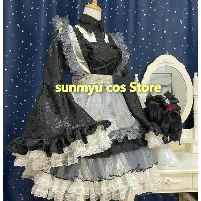 Anime My Dress Up Darling Cosplay Kitagawa Marin Kuroe Shizuku Maid Dress Cosplay Costume Custom size Black Dress Halloween
Anime My Dress Up Darling Cosplay Kitagawa Marin Kuroe Shizuku Maid Dress Cosplay Costume Custom size Black Dress Halloween