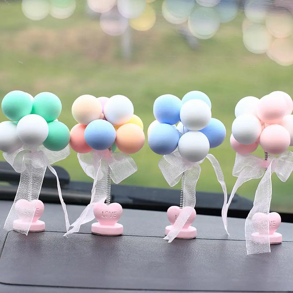 1X Car Nodding Balloon Dashboard Car Ornaments Decoration Spring Shaking Head Toys With Spring Colorful/Pink/Blue/Purple/Green
1X Car Nodding Balloon Dashboard Car Ornaments Decoration Spring Shaking Head Toys With Spring Colorful/Pink/Blue/Purple/Green
