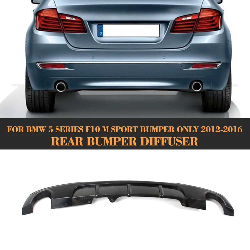 5 Series Half Carbon Fiber Rear Lip Spoiler Diffuser For BMW F10 M Sport Sedan 12-16 Dual Exhaust One Out 528i 530i 535i 550i
5 Series Half Carbon Fiber Rear Lip Spoiler Diffuser For BMW F10 M Sport Sedan 12-16 Dual Exhaust One Out 528i 530i 535i 550i