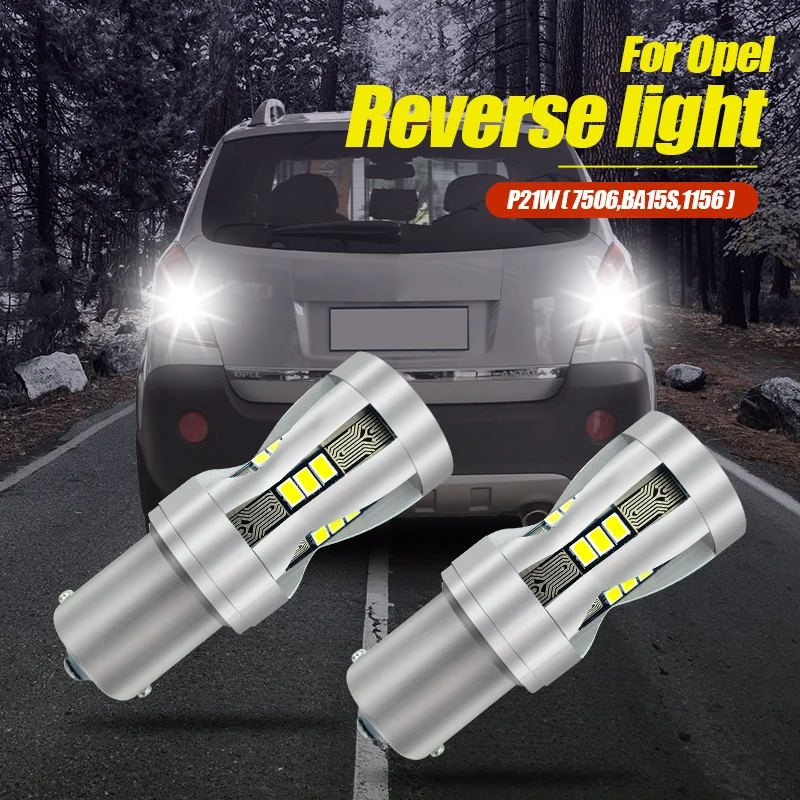 2pcs LED Reverse Light Blub Backup Lamp P21W 1156 BA15S Canbus No Error For Opel Karl Meriva A Signum Tigra Vectra B C Zafira
2pcs LED Reverse Light Blub Backup Lamp P21W 1156 BA15S Canbus No Error For Opel Karl Meriva A Signum Tigra Vectra B C Zafira