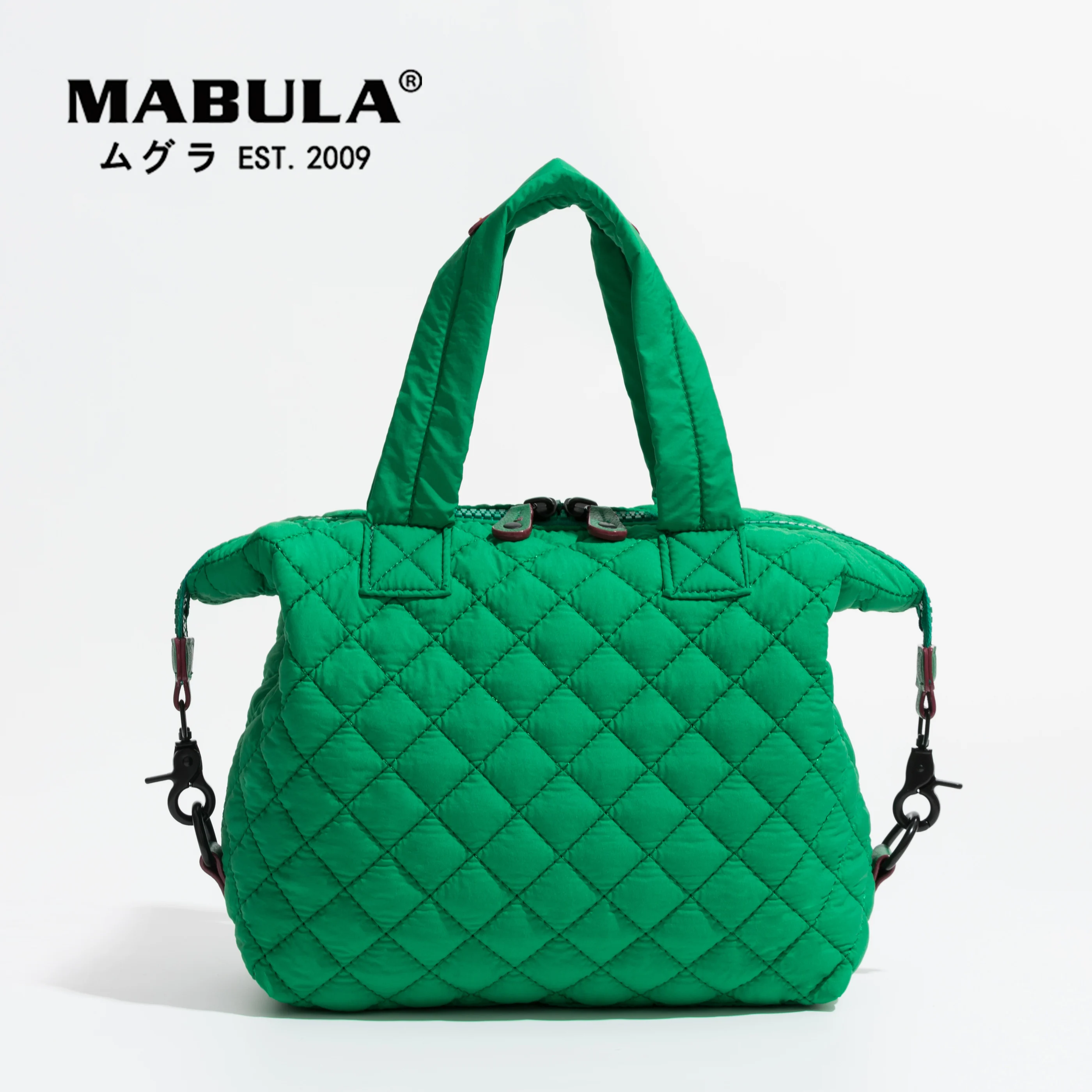 

Роскошный брендовый стеганый кошелек MABULA размеров M с верхней ручкой для женщин, шикарная Маленькая нейлоновая наволочка через плечо, вечерняя сумка-тоут