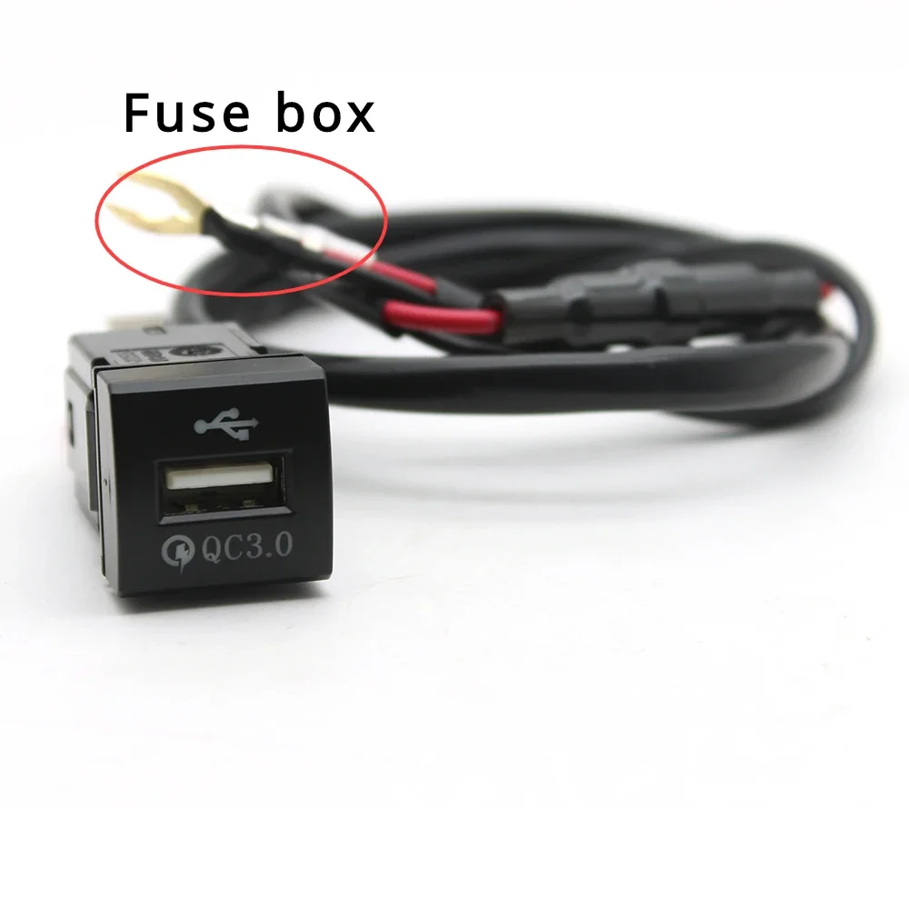 Автомобильное USB-зарядное устройство для быстрой зарядки QC3.0, адаптер для автоматической зарядки телефона, кнопка для Toyota Camry Corolla Rav4 Prado 2019 2020 2021
Автомобильное USB-зарядное устройство для быстрой зарядки QC3.0, адаптер для автоматической зарядки телефона, кнопка для Toyota Camry Corolla Rav4 Prado 2019 2020 2021