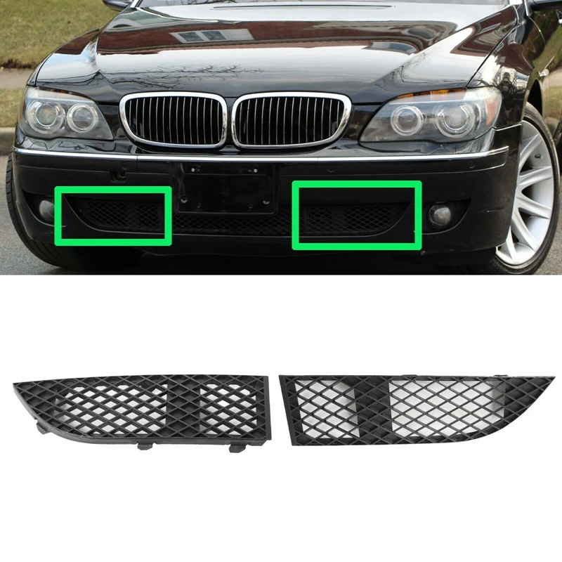 Front Bumper Lateral Grill Grille Pair for -BMW 7 Series E65 E66 LCI 2005-2008 51117135573 51117135563
Front Bumper Lateral Grill Grille Pair for -BMW 7 Series E65 E66 LCI 2005-2008 51117135573 51117135563