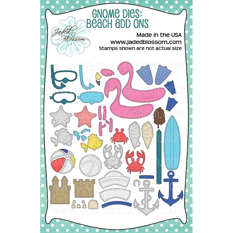 Gnome Beach Add Ons Metal Cutting Dies Stencil Craft Die Cut for Scrapbooking Mold Border Mould Decor Handmade Template Model
Gnome Beach Add Ons Metal Cutting Dies Stencil Craft Die Cut for Scrapbooking Mold Border Mould Decor Handmade Template Model