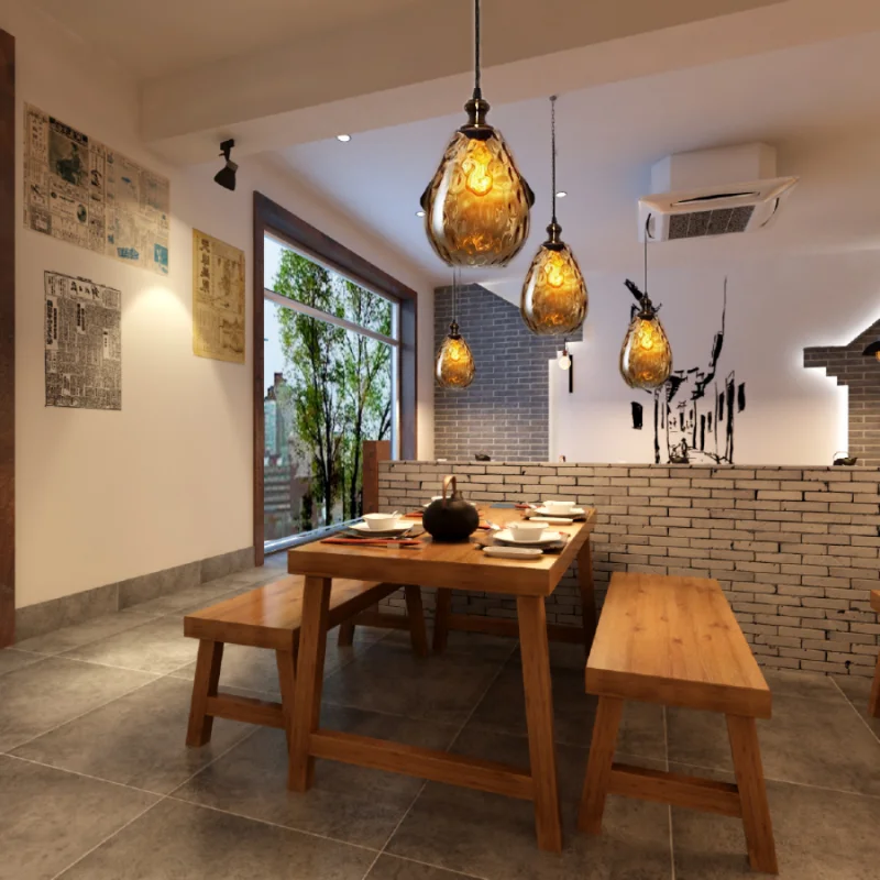 LED pendant lamp Nordic Clear Amber Smoky Gray Glass Single Head Water Pattern Modern Creative Bar Restaurant Light
LED pendant lamp Nordic Clear Amber Smoky Gray Glass Single Head Water Pattern Modern Creative Bar Restaurant Light