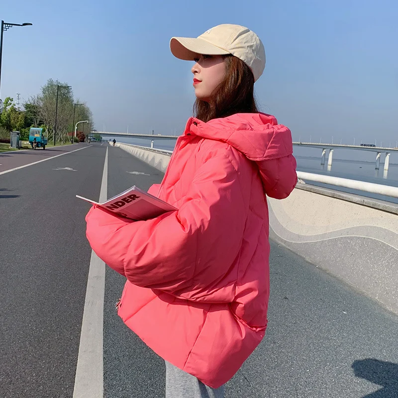 Thickened Red Bread Short Down Cotton Coat Female Korean Version Loose Autumn Winter Jackets Cotton Coat 2022 Woman New
Thickened Red Bread Short Down Cotton Coat Female Korean Version Loose Autumn Winter Jackets Cotton Coat 2022 Woman New