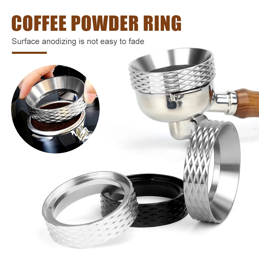 Coffee Powder Tool Aluminum Anti-drop Dosing Funnel Ring for Brewing Bowl 51/53/58mm Coffeeware Dropshipping
Coffee Powder Tool Aluminum Anti-drop Dosing Funnel Ring for Brewing Bowl 51/53/58mm Coffeeware Dropshipping