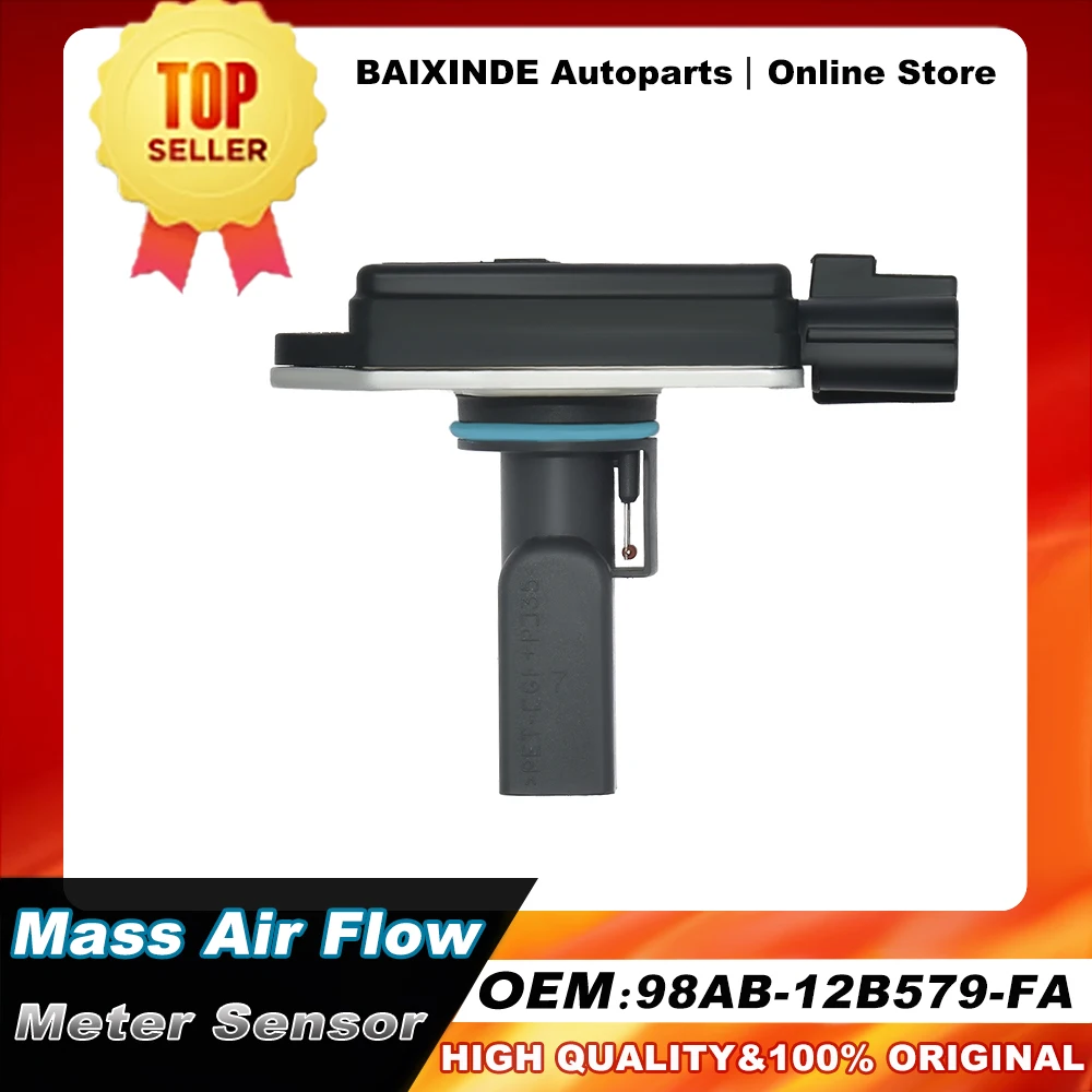 OEM 1PCS 98AB-12B579-FA MAF Mass Air Flow Meter Sensor For FORD GALAXY, TRANSIT Platform Auto Accessories
OEM 1PCS 98AB-12B579-FA MAF Mass Air Flow Meter Sensor For FORD GALAXY, TRANSIT Platform Auto Accessories