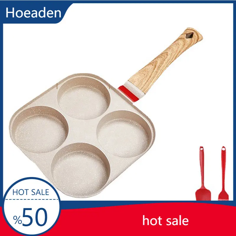 Four-hole Frying Pot Pan Thickened Omelet Pan Non-stick Egg Pancake Steak Pan Cooking Egg Ham Pans Breakfast Maker Cookware
Four-hole Frying Pot Pan Thickened Omelet Pan Non-stick Egg Pancake Steak Pan Cooking Egg Ham Pans Breakfast Maker Cookware