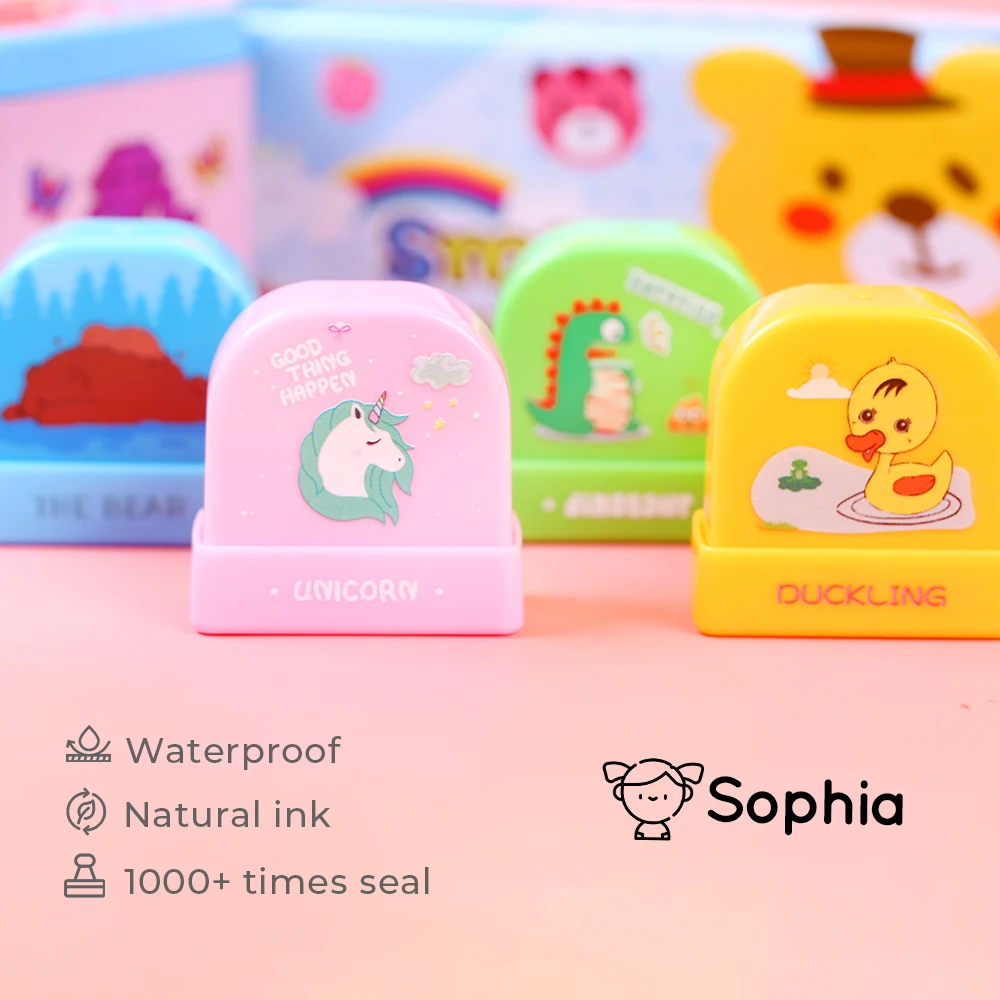 Cartoon Dinosaur Custom Children'S Name Stamp Diy Lettering Unicorn Personalized Custom Waterproof Clothing Mark Photosensitive
Cartoon Dinosaur Custom Children'S Name Stamp Diy Lettering Unicorn Personalized Custom Waterproof Clothing Mark Photosensitive