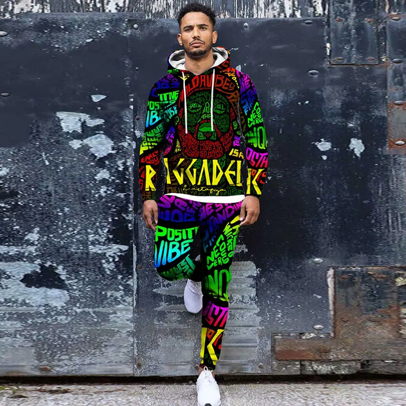 3D Printed Men's Hoodies Long-sleeve Fleece Sweatshirt Sweatpants Suit Casual Tracksuit 2 Piece Set Outfit for Men Autumn Winter
3D Printed Men's Hoodies Long-sleeve Fleece Sweatshirt Sweatpants Suit Casual Tracksuit 2 Piece Set Outfit for Men Autumn Winter