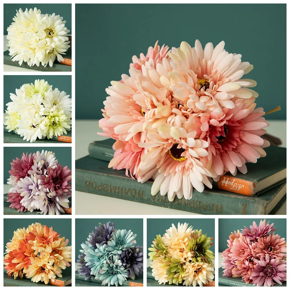 Simulation Flower Pu Real Touch Gerbera Sunflower Fake Flower Wedding Party Gift Home Decoration Home Decoration Supplies
Simulation Flower Pu Real Touch Gerbera Sunflower Fake Flower Wedding Party Gift Home Decoration Home Decoration Supplies
