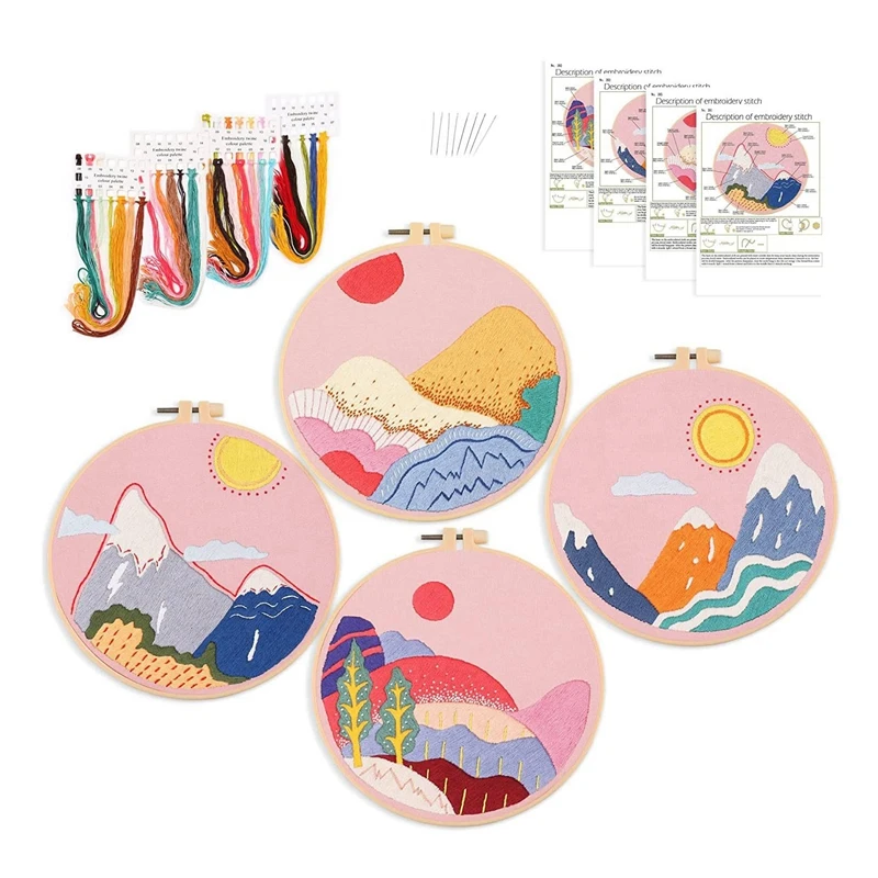 Embroidery Kit For Beginners,Natural Landscape Pattern,Cross Stitch Kit Embroidery Kit For Adults Embroidery Starter Kit
Embroidery Kit For Beginners,Natural Landscape Pattern,Cross Stitch Kit Embroidery Kit For Adults Embroidery Starter Kit