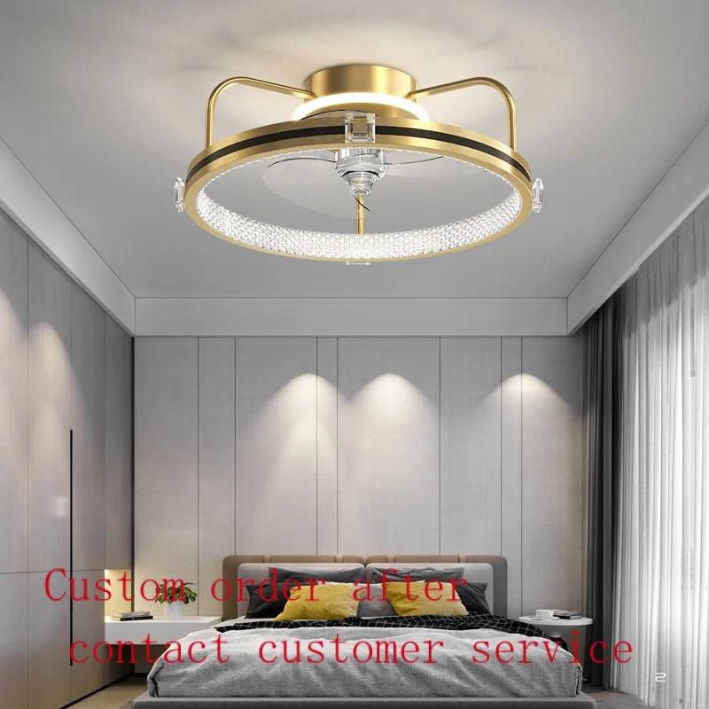 Nordic simple household restaurant ceiling fan light modern luxury intelligent silent bedroom ceiling fan light study light
Nordic simple household restaurant ceiling fan light modern luxury intelligent silent bedroom ceiling fan light study light