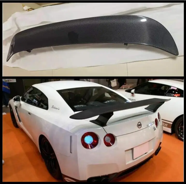 ESPRIT GT STYLE REAL CARBON FIBER REAR LIP WING TRUNK LIP SPOILER For Nissan GTR R35 2008-2023
ESPRIT GT STYLE REAL CARBON FIBER REAR LIP WING TRUNK LIP SPOILER For Nissan GTR R35 2008-2023