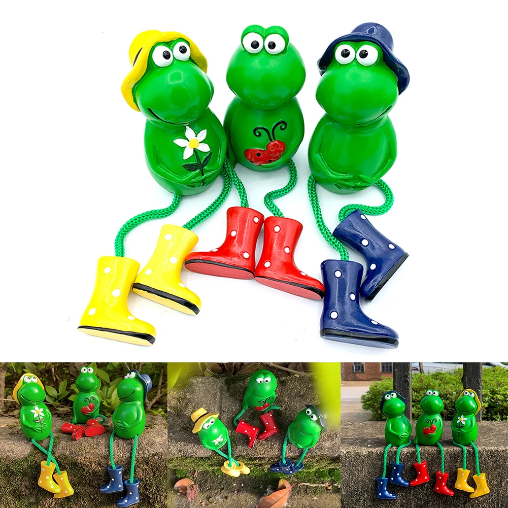 3 Pcs Lovely Miniature Garden Resin Sitting Frogs Statue With Dangling Legs Bonsai Decoration Outdoor Garden Flowerpot Decor
3 Pcs Lovely Miniature Garden Resin Sitting Frogs Statue With Dangling Legs Bonsai Decoration Outdoor Garden Flowerpot Decor
