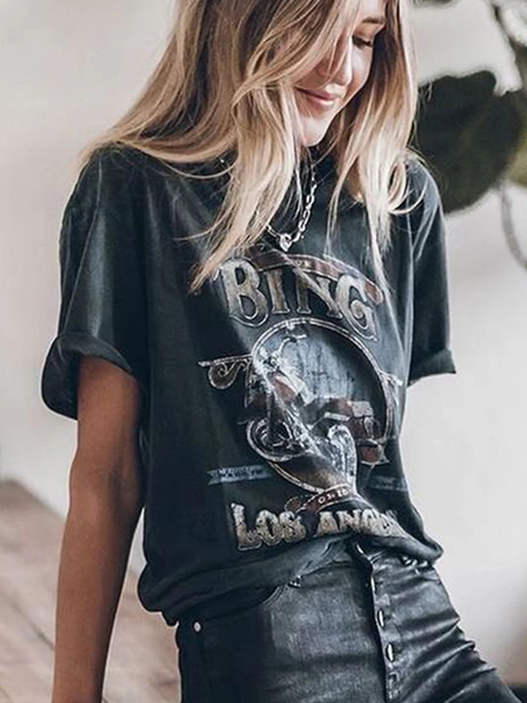 Vintage Biker Graphic Tees Tops Women Summer Distressed Letter Washed Oversized T-shirts Tees Fashion Street Tee Clothing Tops 
Vintage Biker Graphic Tees Tops Women Summer Distressed Letter Washed Oversized T-shirts Tees Fashion Street Tee Clothing Tops