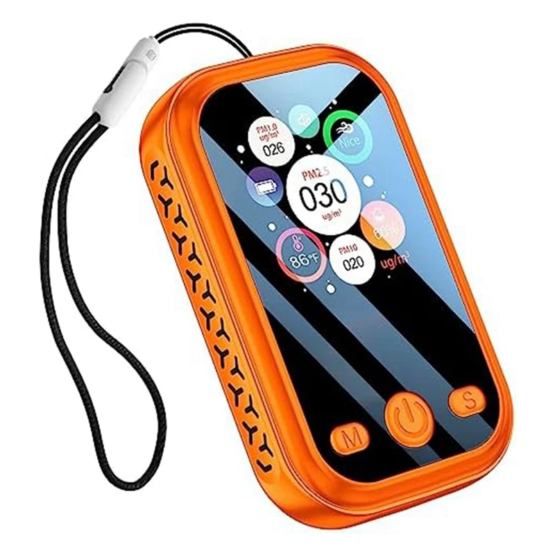 1 Piece Air Quality Detector Indoor 5-In-1 PM2.5 PM1.0 PM10 Humidity Temperature Built-In 1000 Mah Battery Fit For Home Office
1 Piece Air Quality Detector Indoor 5-In-1 PM2.5 PM1.0 PM10 Humidity Temperature Built-In 1000 Mah Battery Fit For Home Office