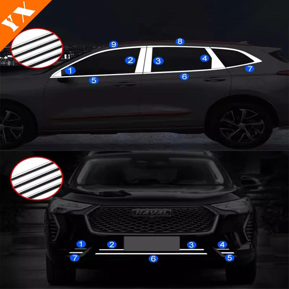 Аксессуары для Haval Jolion из нержавеющей стали 2021-2024, защитная пластина для окон автомобиля, декоративный чехол для переднего бампера против ударов/царапин
Аксессуары для Haval Jolion из нержавеющей стали 2021-2024, защитная пластина для окон автомобиля, декоративный чехол для переднего бампера против ударов/царапин
