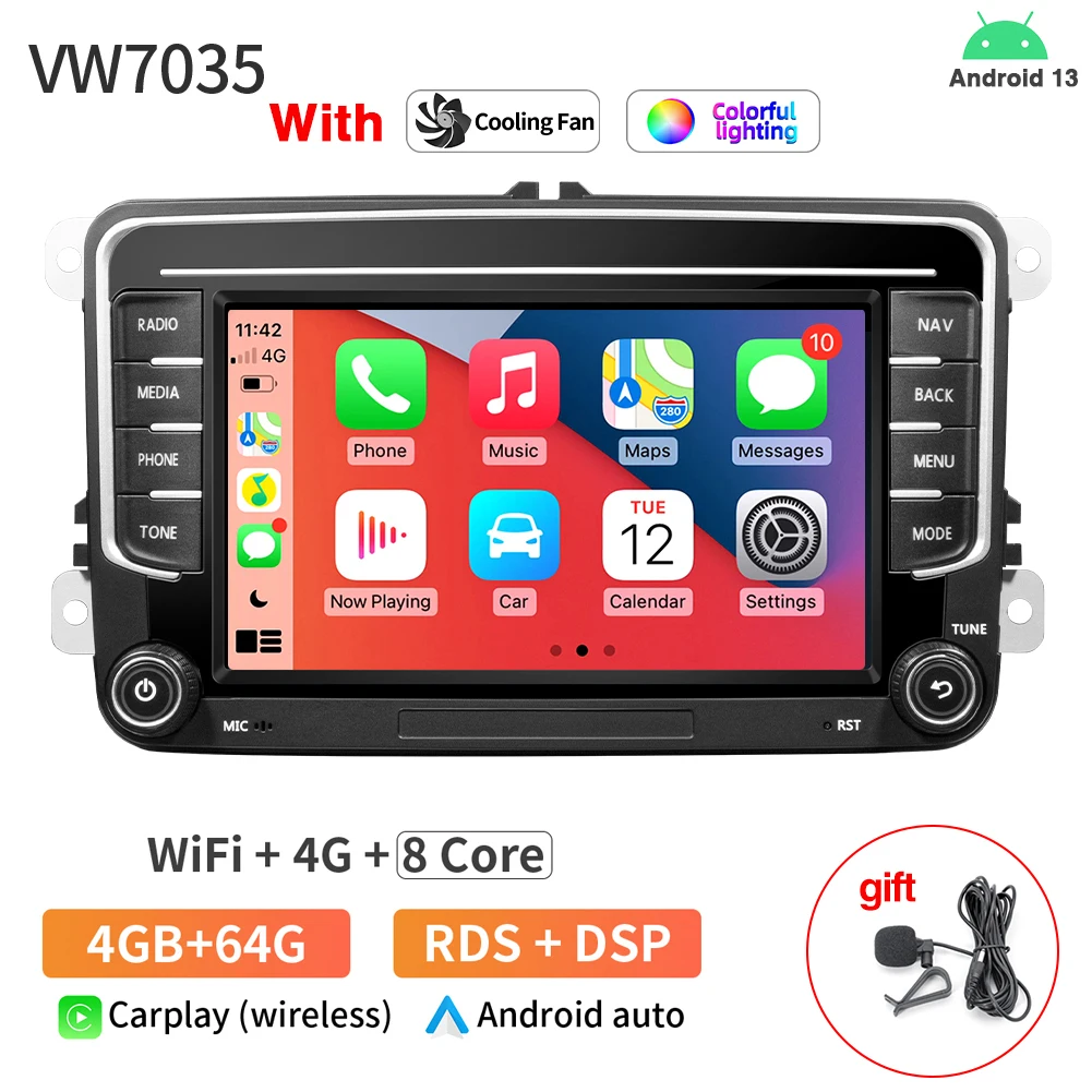 Автомагнитола GRANDnavi 2 Din Android С GPS Для VW Volkswagen Skoda Octavia Golf 5 6 Touran Passat B6 Polo Jetta, Сенсорный Э...
Автомагнитола GRANDnavi 2 Din Android С GPS Для VW Volkswagen Skoda Octavia Golf 5 6 Touran Passat B6 Polo Jetta, Сенсорный Э...