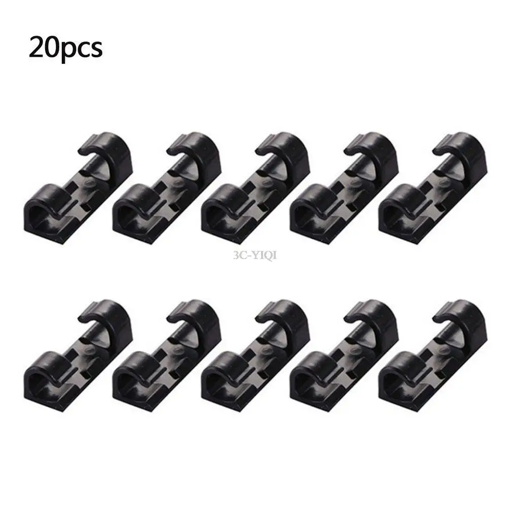 20PCS Cable Organizer Clips Cable Management Desktop & Workstation Wire Manager Cord Holder USB Charging Data Line Winder
20PCS Cable Organizer Clips Cable Management Desktop & Workstation Wire Manager Cord Holder USB Charging Data Line Winder