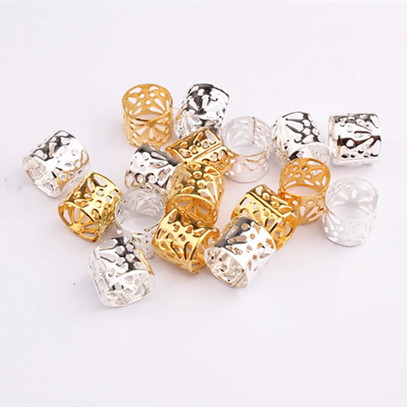 10Pcs Tube Beads Golden Silver Rings For Braids Jewelry Ring Dread Dreadlock Beads Adjustable Braid Cuffs Hollow Hair Beads
10Pcs Tube Beads Golden Silver Rings For Braids Jewelry Ring Dread Dreadlock Beads Adjustable Braid Cuffs Hollow Hair Beads