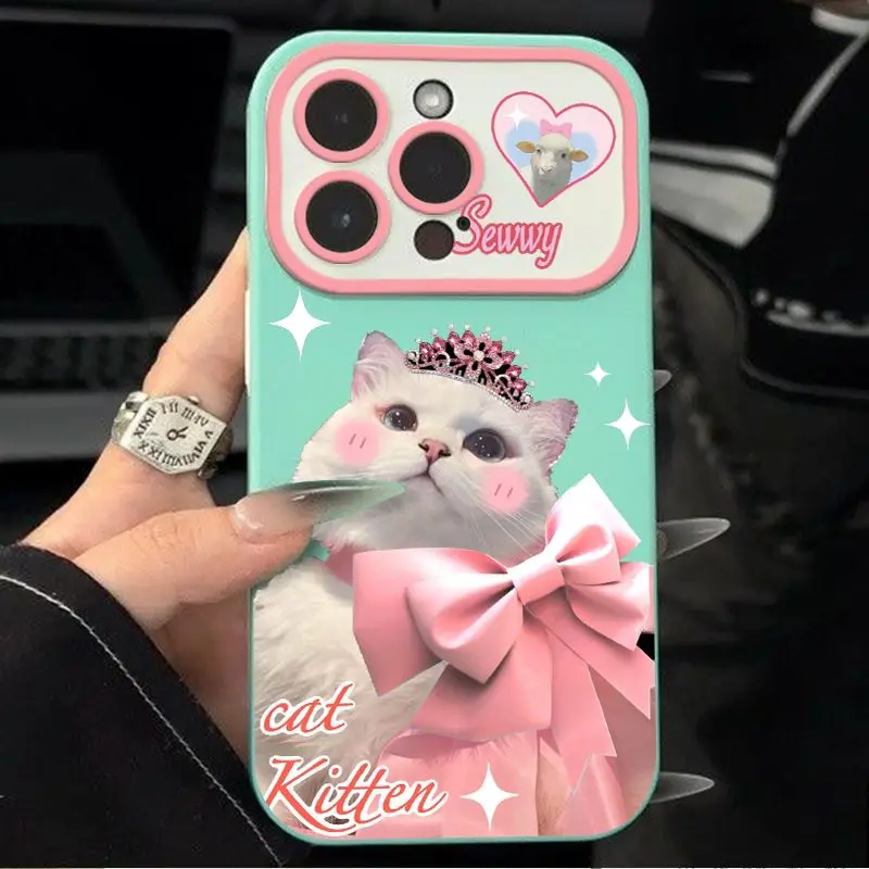Princess Kitten For iphone11 Case 14/13/12ProMax Allinclusive Xsmax Anti-skid XR Drop Resistant Silicone Cover Protection Shell
Princess Kitten For iphone11 Case 14/13/12ProMax Allinclusive Xsmax Anti-skid XR Drop Resistant Silicone Cover Protection Shell