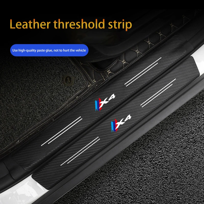 4pcs Car Door Sill Protector Stickers For Bmw X4 F26 G02 Leather Carbon Fiber Decor Decal Tuning Accessories
4pcs Car Door Sill Protector Stickers For Bmw X4 F26 G02 Leather Carbon Fiber Decor Decal Tuning Accessories