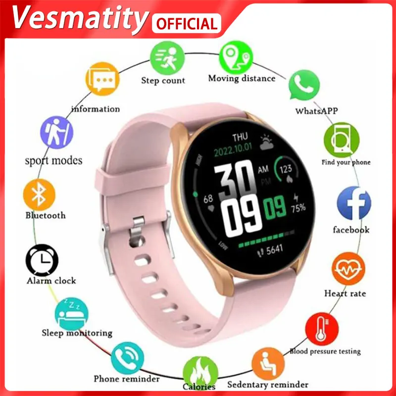 For Apple Huawei Xiaomi GTR1 New Sports Smart Watch Ladies Smart Watch Support Hebrew Heart Rate Monitor Phone Calls
For Apple Huawei Xiaomi GTR1 New Sports Smart Watch Ladies Smart Watch Support Hebrew Heart Rate Monitor Phone Calls