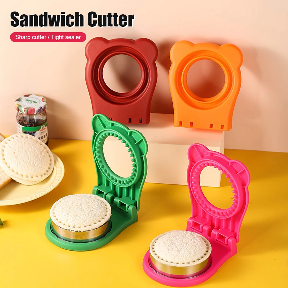 Sandwich Cutte and Sealer Set Flip Sandwich Cutting Tool for Kids Lunch Stainless Steel Blade Circular Sandwich Bread Toast Mold
Sandwich Cutte and Sealer Set Flip Sandwich Cutting Tool for Kids Lunch Stainless Steel Blade Circular Sandwich Bread Toast Mold