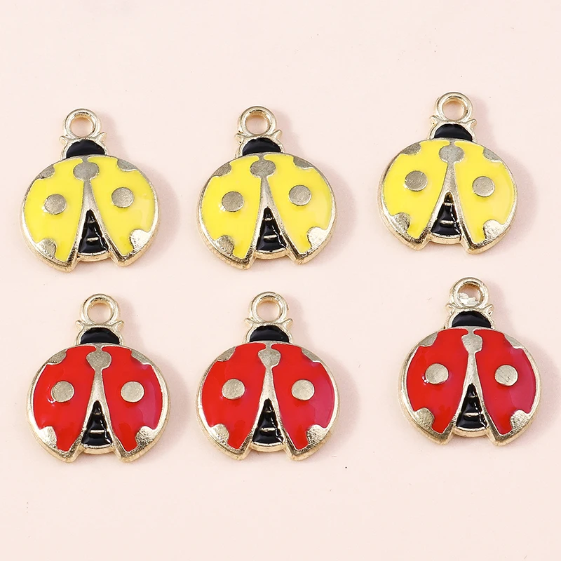 10pcs 14x17mm Cartoon Insect Charms Enamel Beetle Charms Pendants for Jewelry Making DIY Earrings Necklaces Crafts Accessories
10pcs 14x17mm Cartoon Insect Charms Enamel Beetle Charms Pendants for Jewelry Making DIY Earrings Necklaces Crafts Accessories