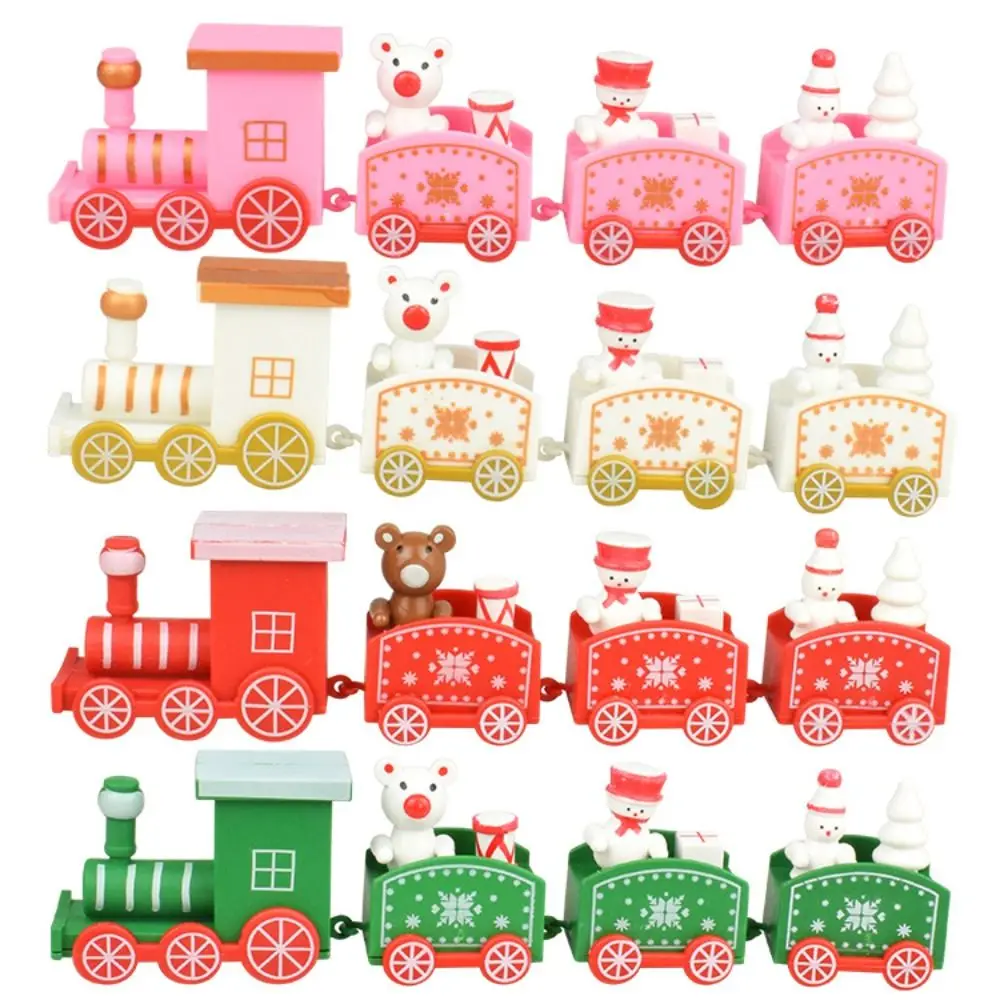 New Year Gift Painted Process Xmas Decoration Santa Image Wooden Material Christmas Train Ornament Children Kids Toys
New Year Gift Painted Process Xmas Decoration Santa Image Wooden Material Christmas Train Ornament Children Kids Toys