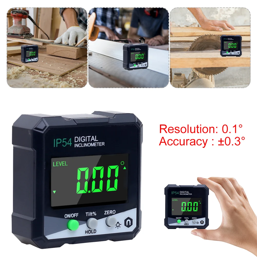 New Digital Level Angle Gauge 360° Mini Measuring Digital Inclinometer With Magnetic Base Electronic Universal Bevel Protractor
New Digital Level Angle Gauge 360° Mini Measuring Digital Inclinometer With Magnetic Base Electronic Universal Bevel Protractor